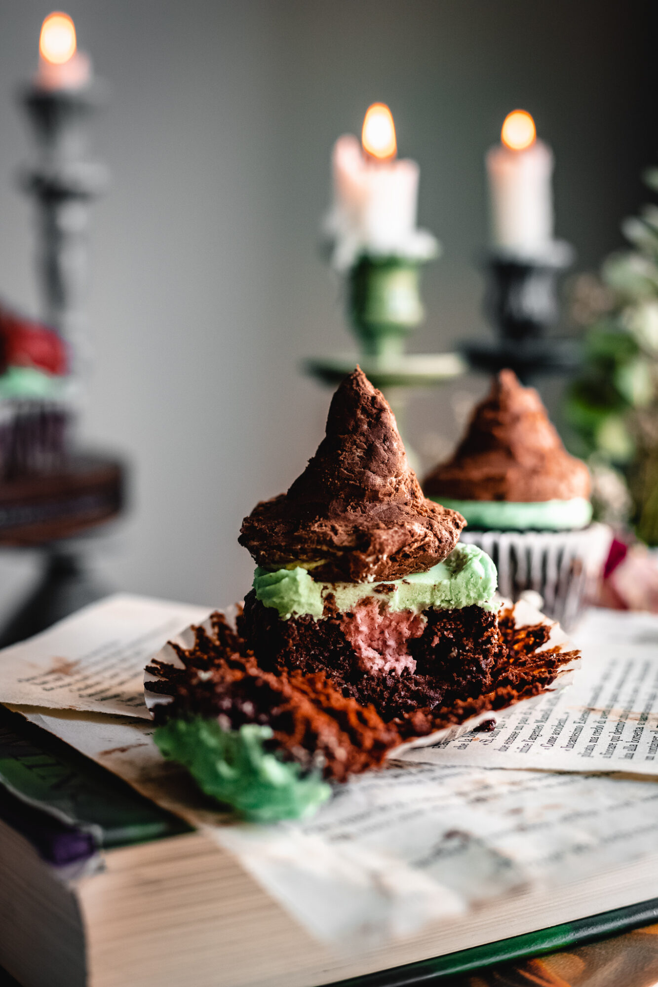 vegan harry potter sorting hat cupcakes