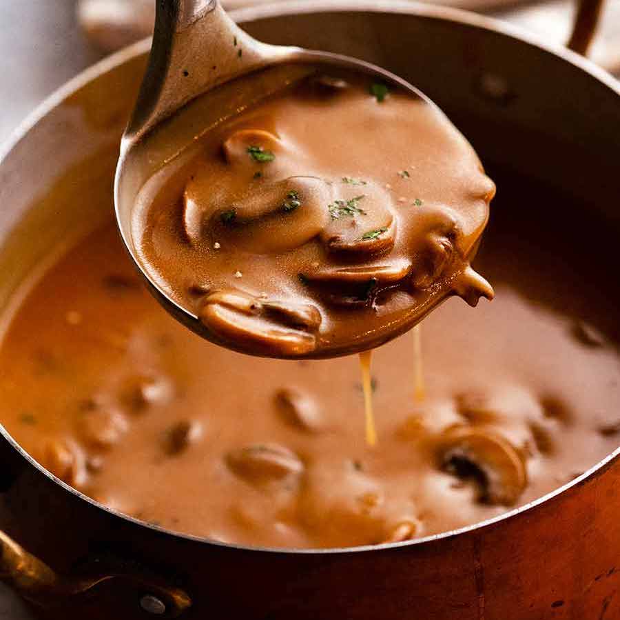 Mushroom gravy