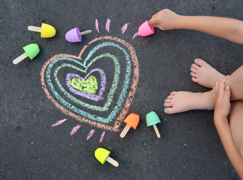 adult popsicle crafts sidewalk chalk pops projectnursery