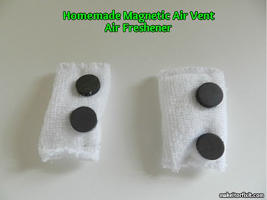 air freshener DIY homemade magnetic air vent air freshener