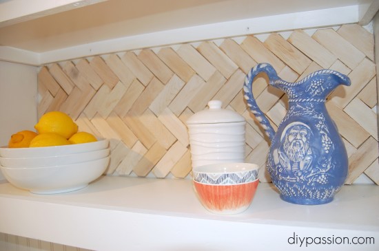 backsplash diy herring wood shim diypassion