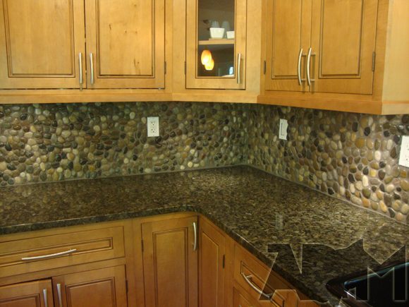 backsplash diy pebble akronohiomoms