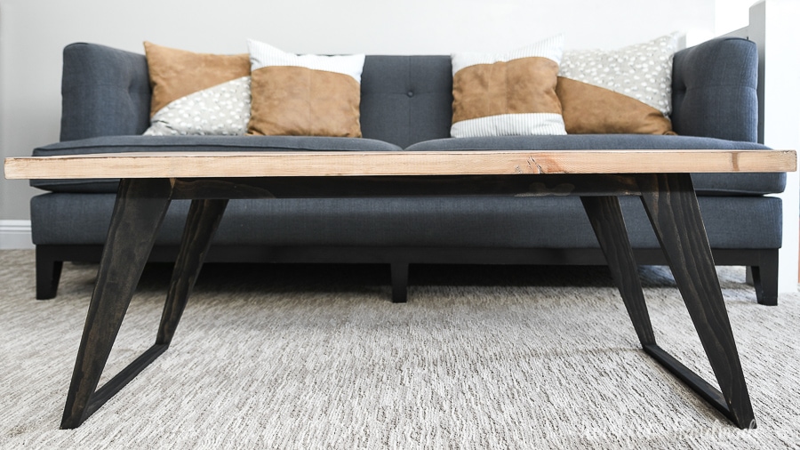 coffee table diy angled legs coffe table housefulofhandmade