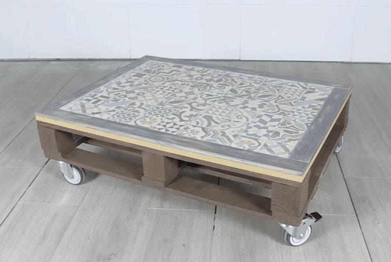 coffee table diy pallet mosaic mydesiredhome