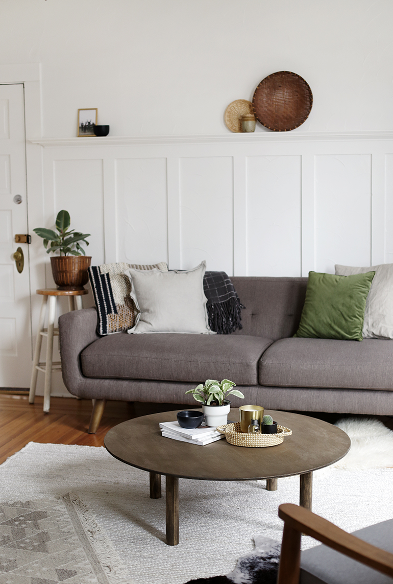 coffee table diy round themerrythought