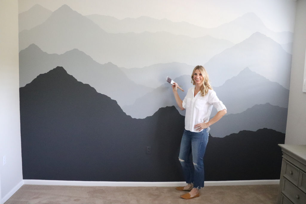 diy accent wall diy mountain accent wall bedroom idea henrocompanyblog