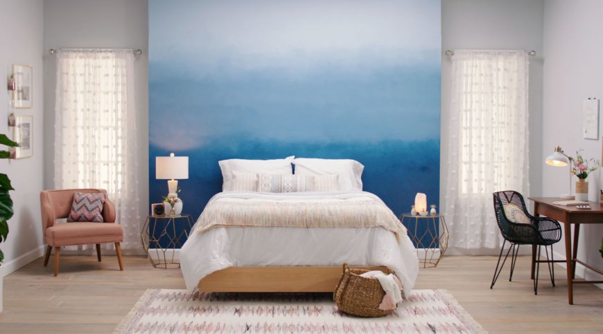 diy accent wall ombre accent wall sherwin williams