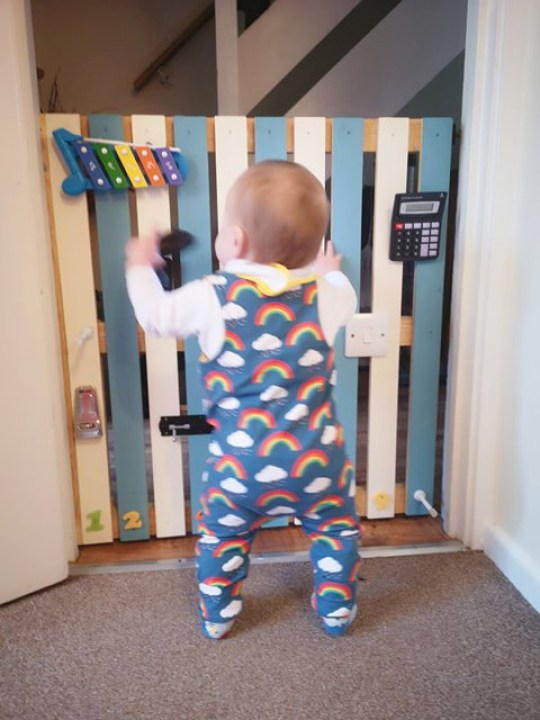 diy baby gate interactive baby gate metro