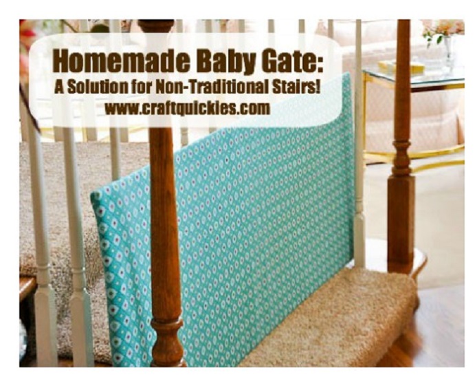 diy baby gate nontraditional stairs homemade baby gate bombshellbling