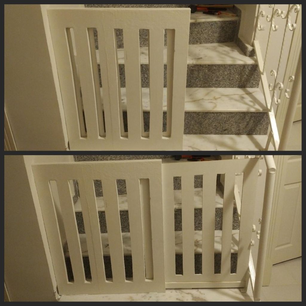diy baby gate sliding baby gate instructables
