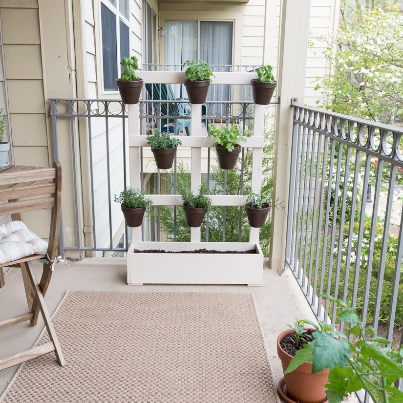 diy indoor herb vertical balcony garden bybrittanygoldwyn