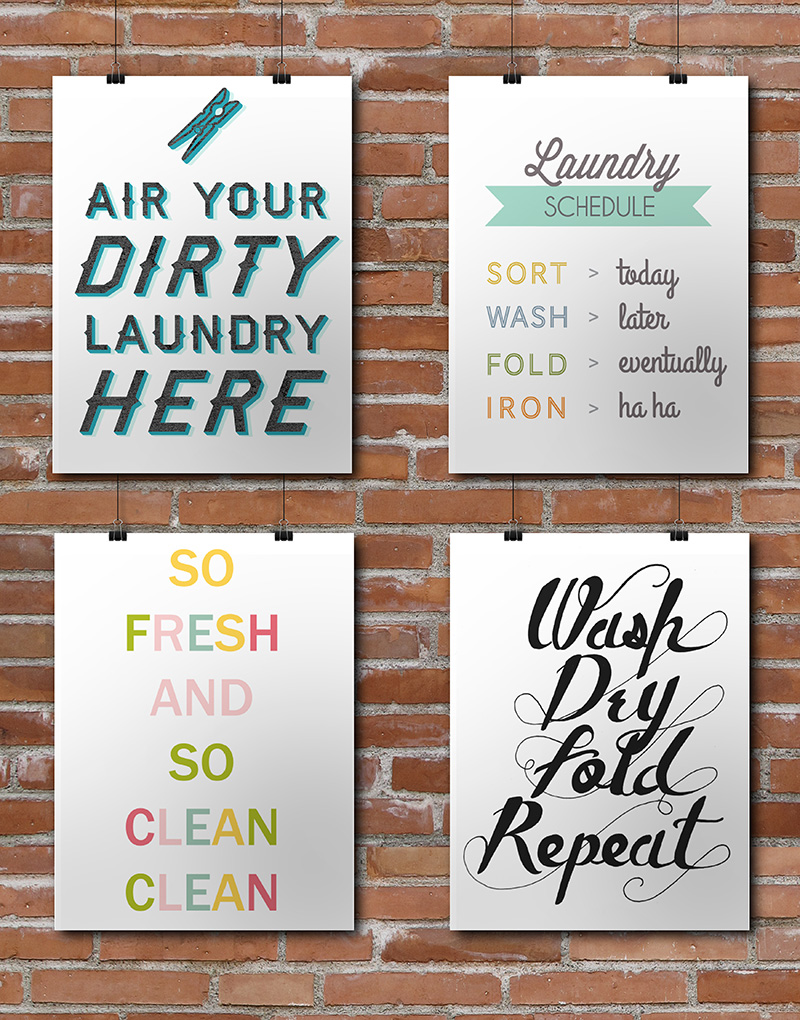 laundry room signs Printables