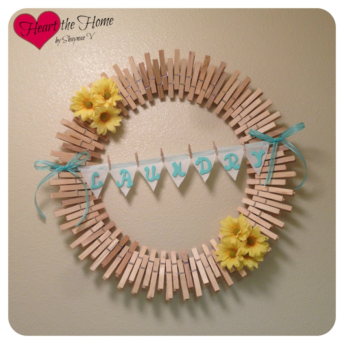laundry room signs wreath heartthehome