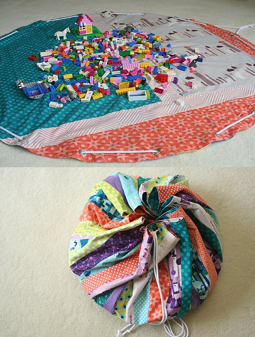 lego storage ideas foldable bag playmat diy freshlypieced