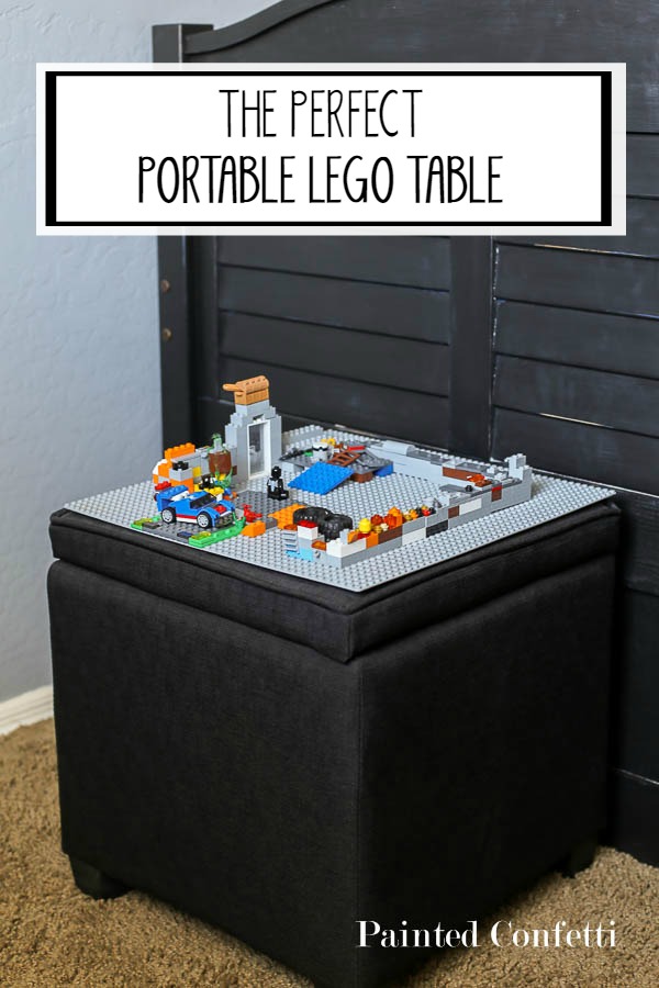 lego storage ideas the perfect portable lego table paintedconfetti