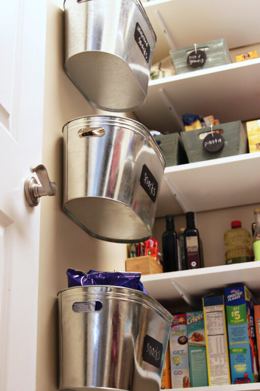 pantry organizer diy hanging metal storage bins lilblueboo