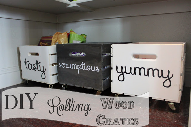 pantry organizer rolling wood crates alittleofthis alittleofthat.blogspot