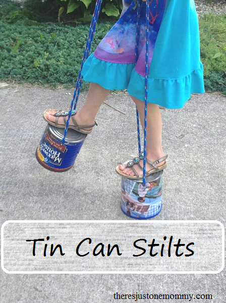 tin can ambient tin can stilts simple outdoor play theresjustonemommy