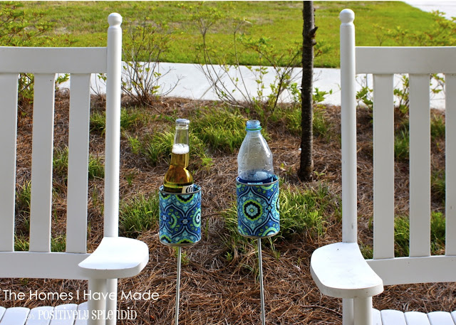 tin can outdoor drink holder tutorial positivelysplendid