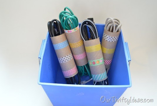 toilet paper faux cord organizer ourthriftyideas