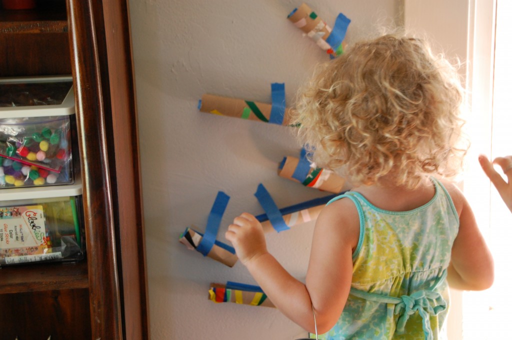 toilet paper rolls marble run tinkerlab