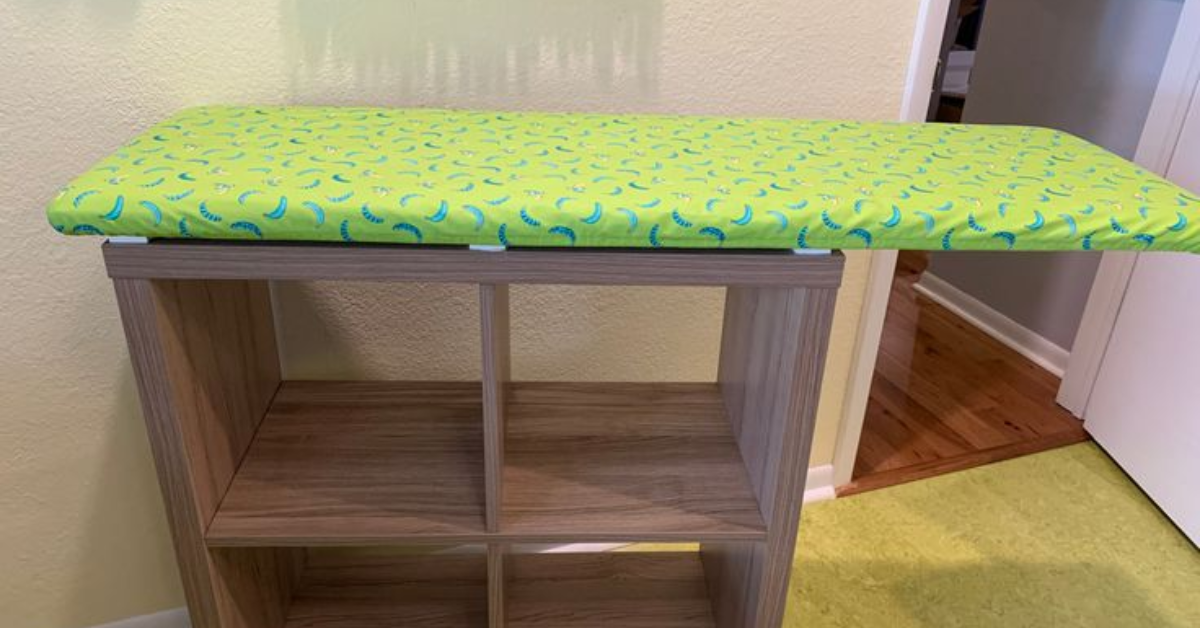 IKEA ironing board A Few DIY Ideas to Save Room in Small Space1