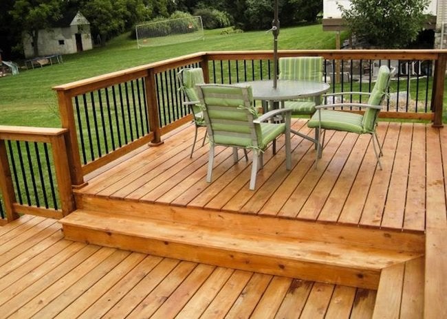 multi level cedarwooddeck padeckbuilder